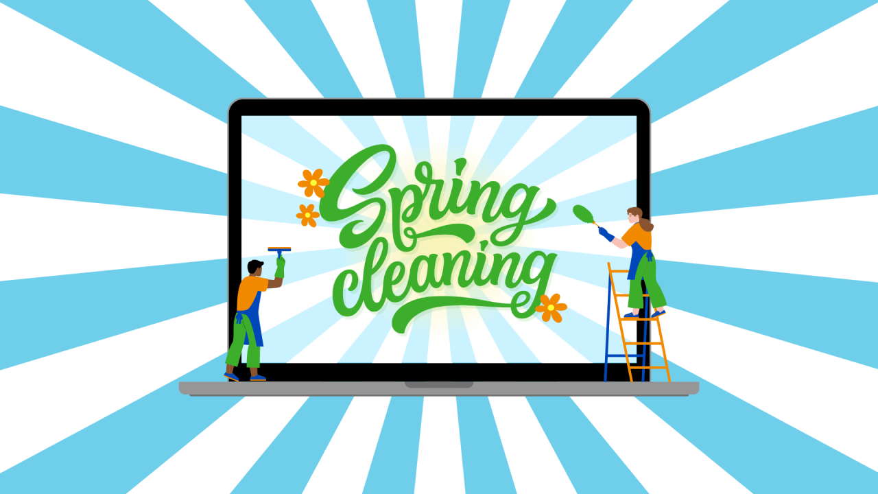 spring cleaning graphic