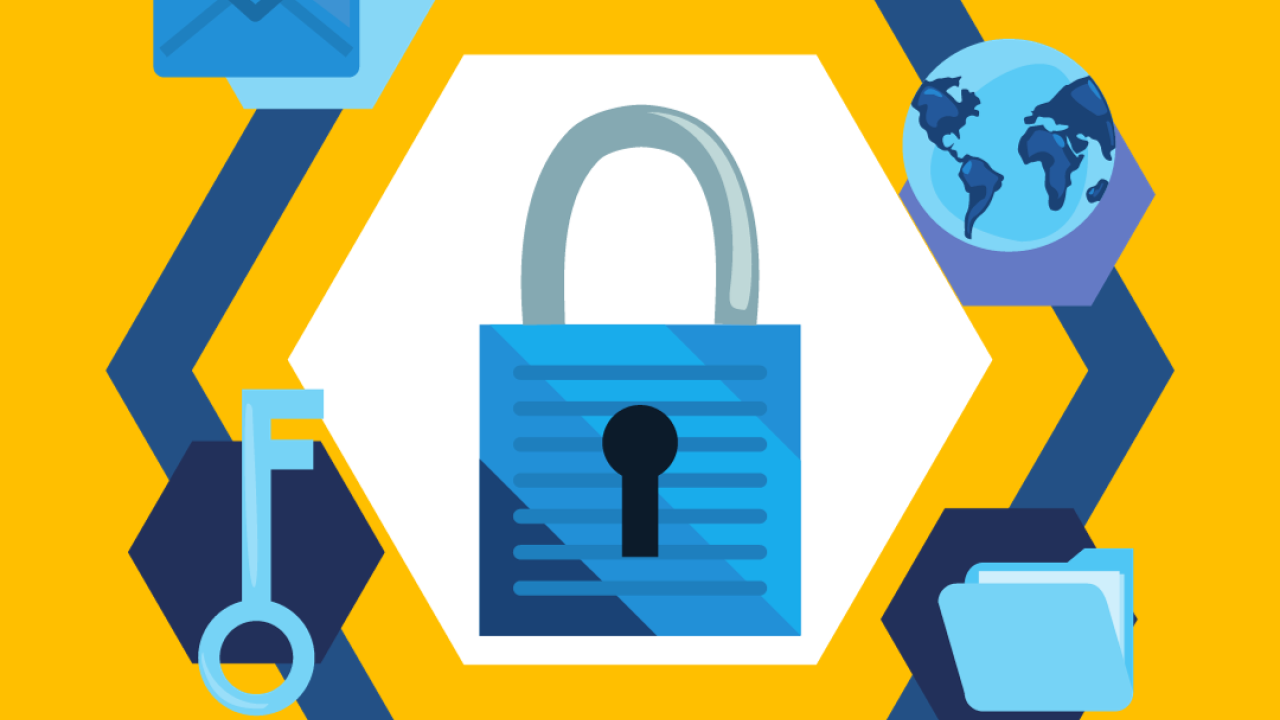 Cybersecurity awareness month graphic